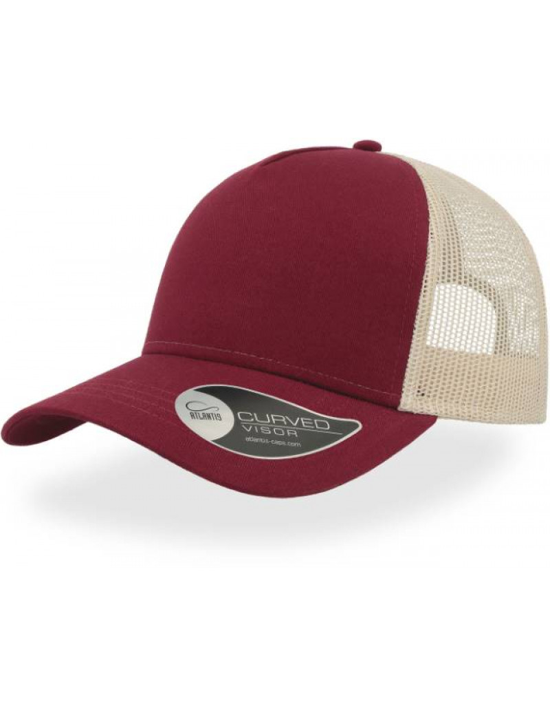 Șapcă Trucker cu 5 Panele Rapper Cotton